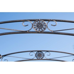 Arco de rosas con puerta Melissa de bronce