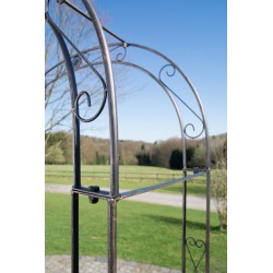 Arco de rosas con puerta Melissa de bronce