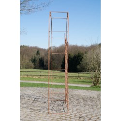 Arco de rosas con puerta Melissa marrón antigua