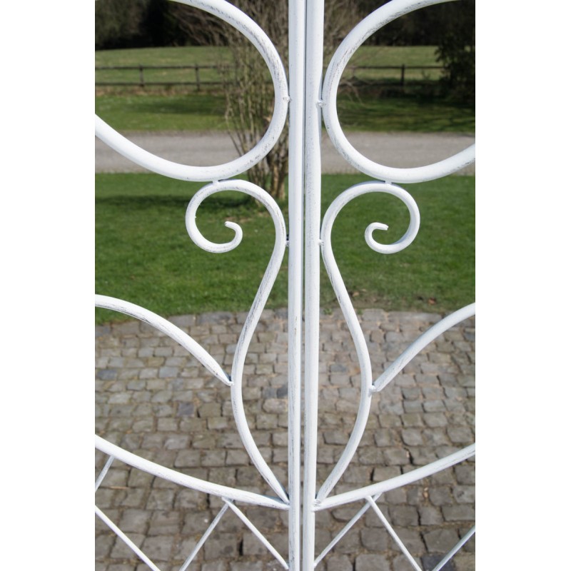 Arco de rosas con puerta Melissa blanca antigua