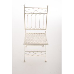 Silla plegable ASINA, color crema antiguo