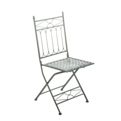 Silla plegable ASINA, verde antiguo