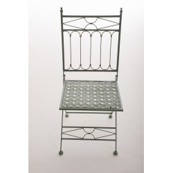 Silla plegable ASINA, verde antiguo