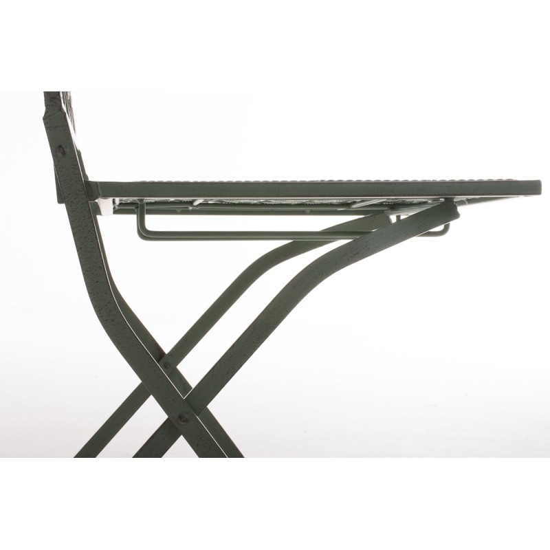 Silla plegable ASINA, verde antiguo