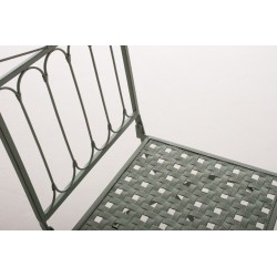 Silla plegable ASINA, verde antiguo