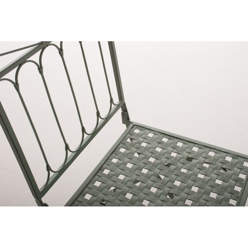 Silla plegable ASINA, verde antiguo