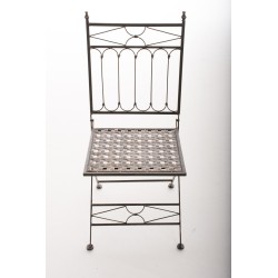 Silla plegable de bronce ASINA