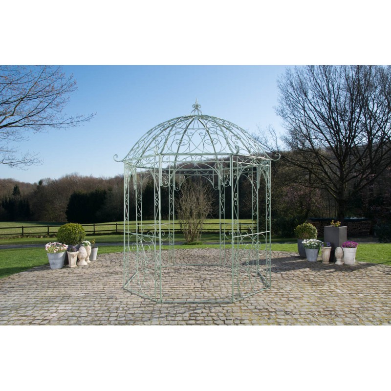 Pabellón Leila de color verde antiguo