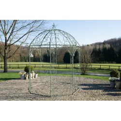 Pabellón Leila de color verde antiguo