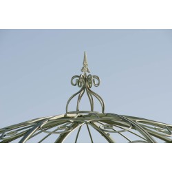 Pabellón Leila de color verde antiguo