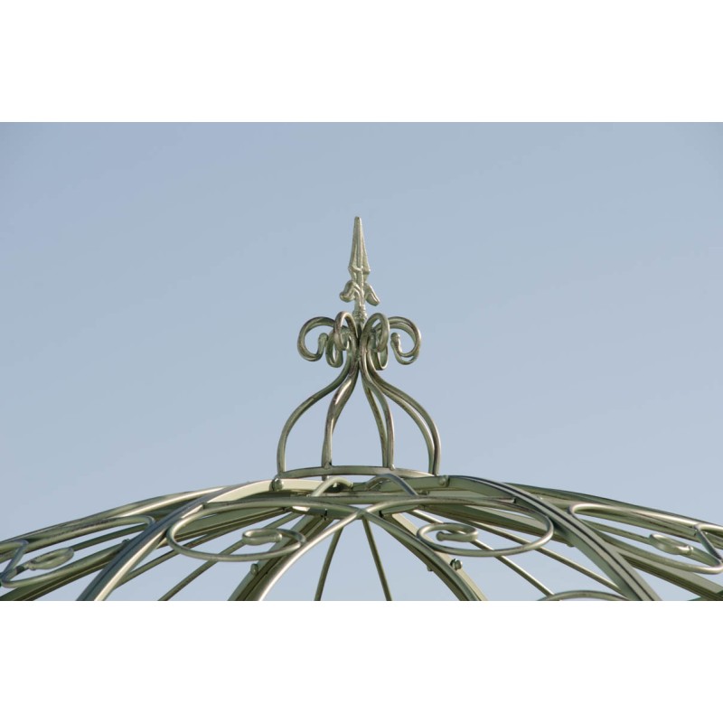 Pabellón Leila de color verde antiguo