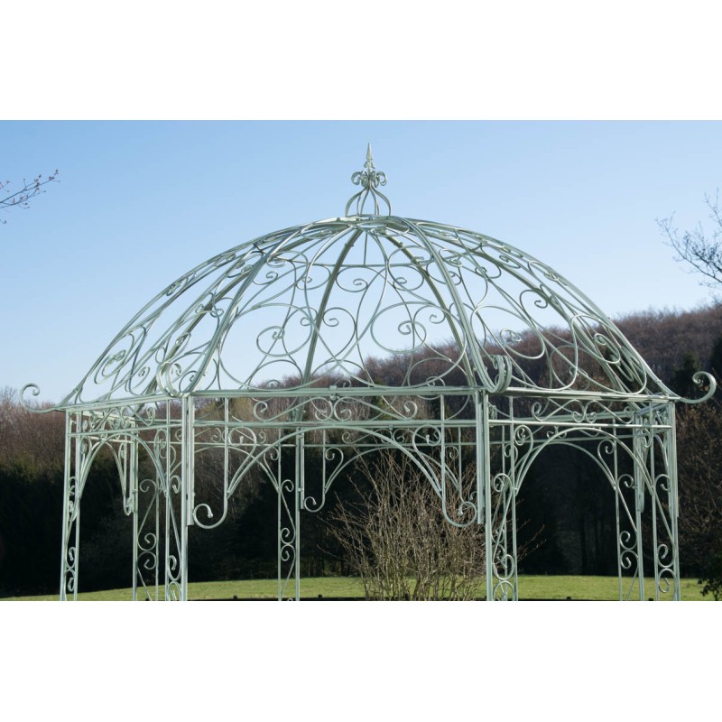 Pabellón Leila de color verde antiguo