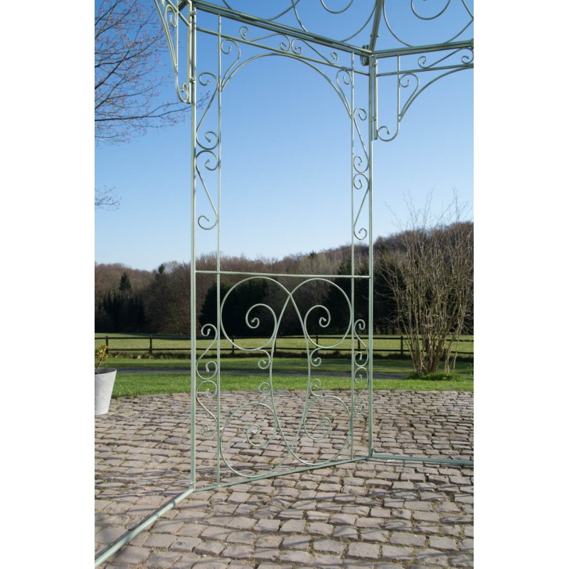 Pabellón Leila de color verde antiguo