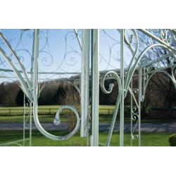 Pabellón Leila de color verde antiguo