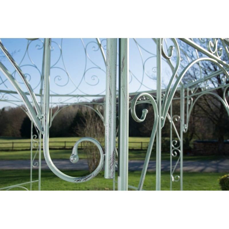 Pabellón Leila de color verde antiguo