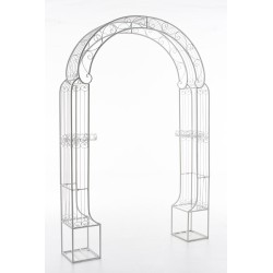 El arco rosa de Alessia blanca