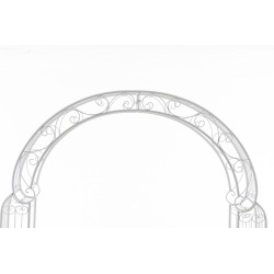 El arco rosa de Alessia blanca