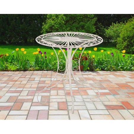 Crema antigua de mesa Hari