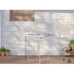 Crema antigua de mesa Hari