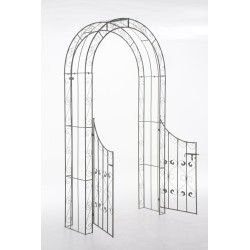 Arco de rosas con portal Sina verde antiguo