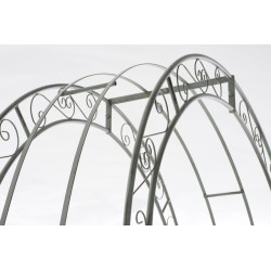 Arco de rosas con portal Sina verde antiguo