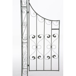 Arco de rosas con portal Sina verde antiguo