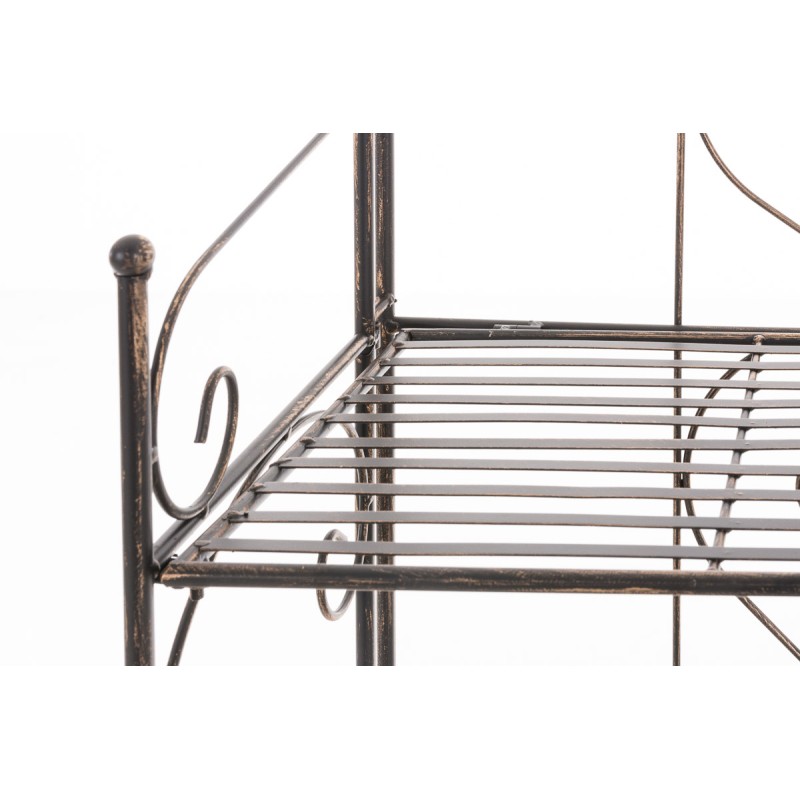 Estante de bronce real