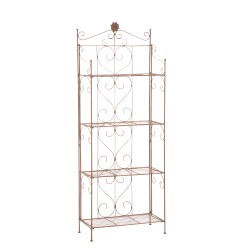 Estante real marrón antiguo