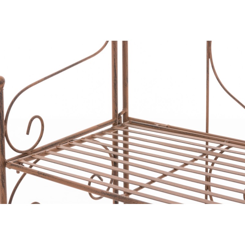 Estante real marrón antiguo