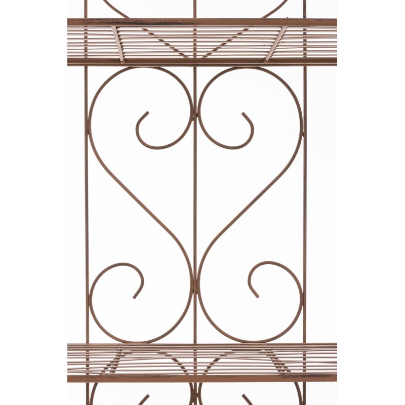 Estante real marrón antiguo