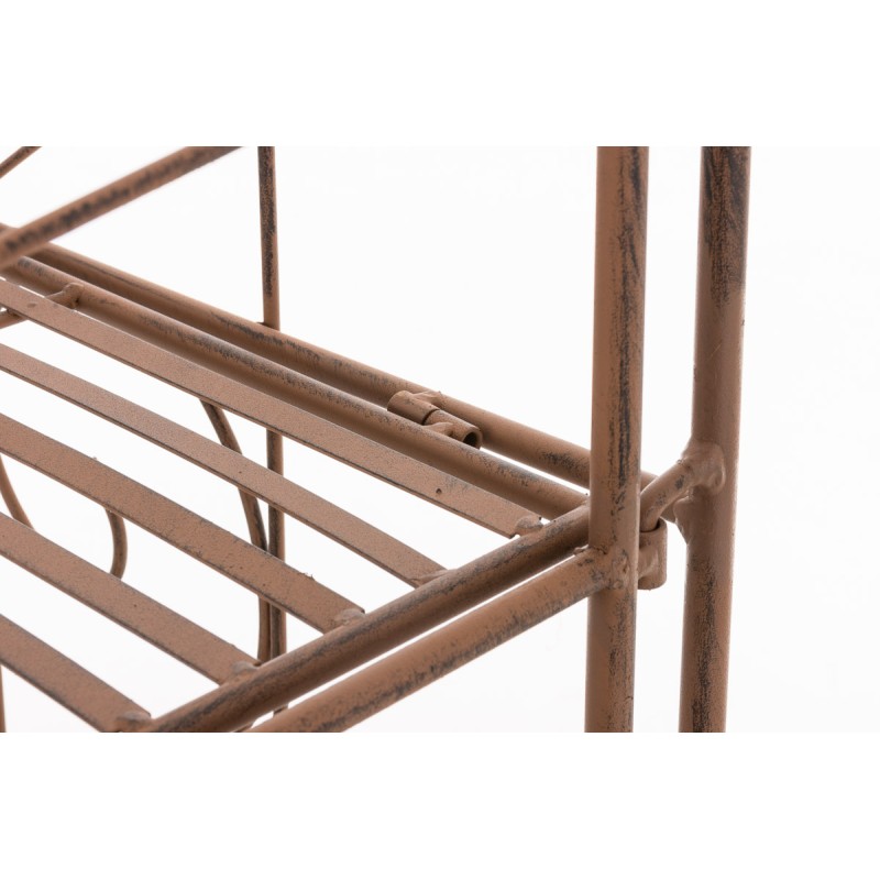 Estante real marrón antiguo