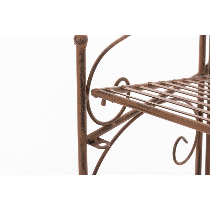 Estante real marrón antiguo