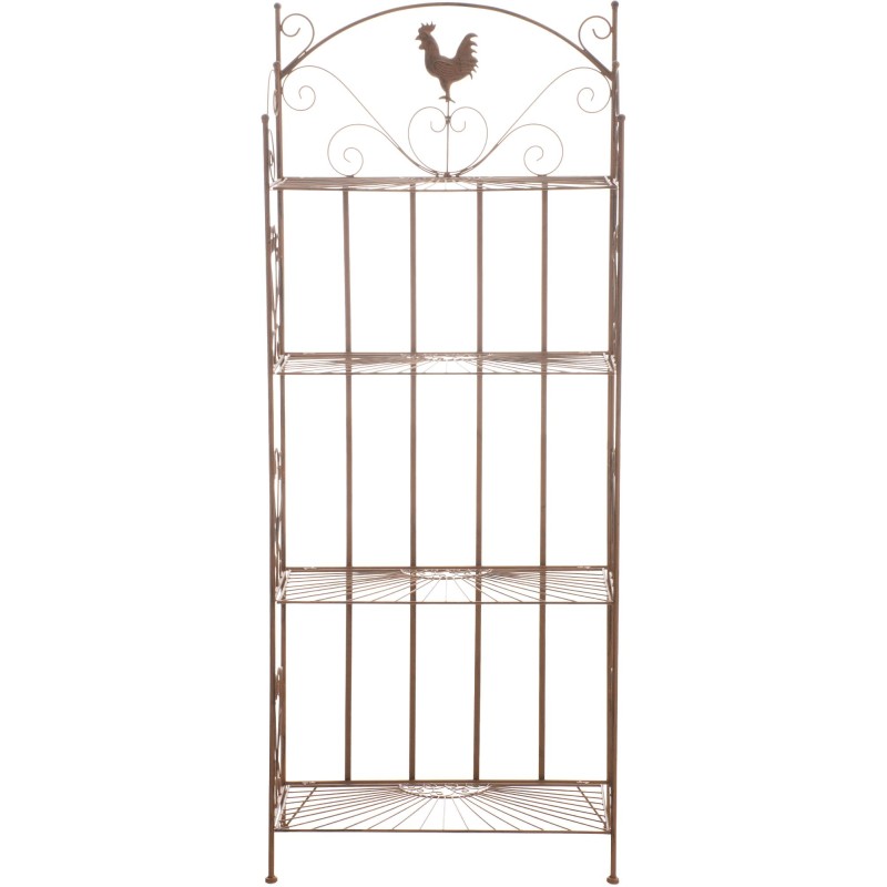 Estantería Mia, marrón antiguo