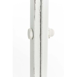 Pabellón semiabierto Rosie con banco blanco antiguo