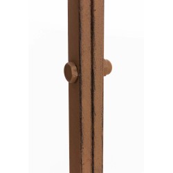 Pabellón semiabierto Rosie con banco marrón antiguo