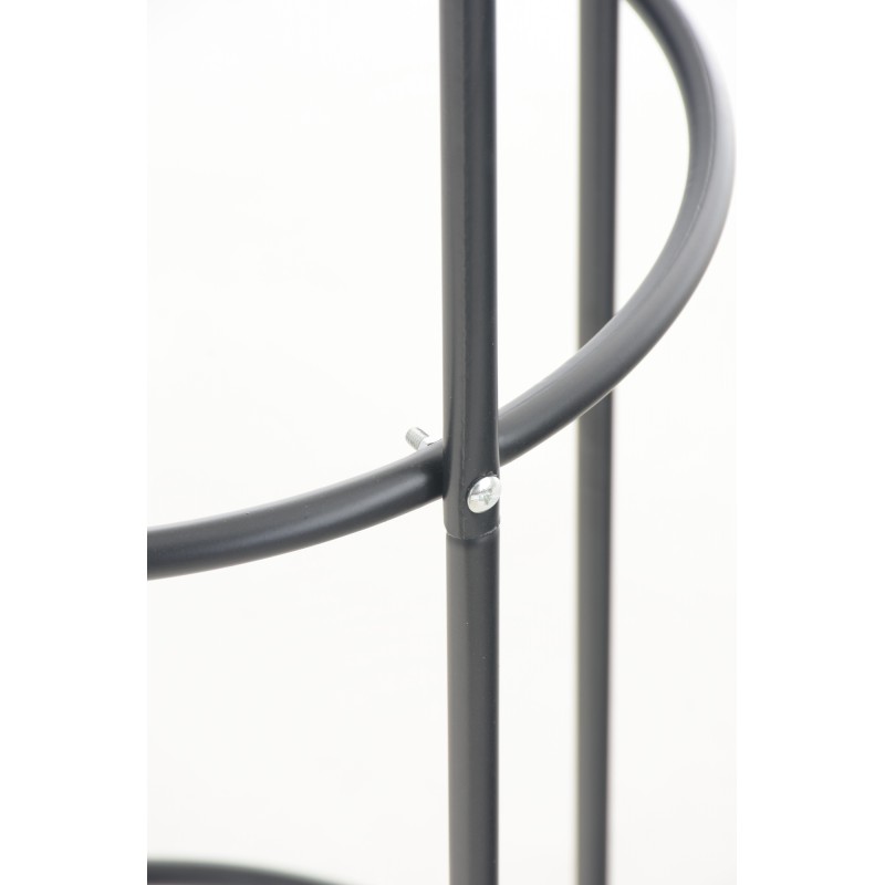 Juego de 2 columnas Romantika V2 negro y rosa