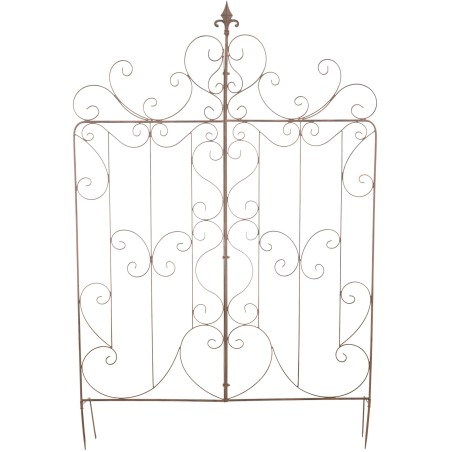 Enrejado de mandevilla marrón antiguo