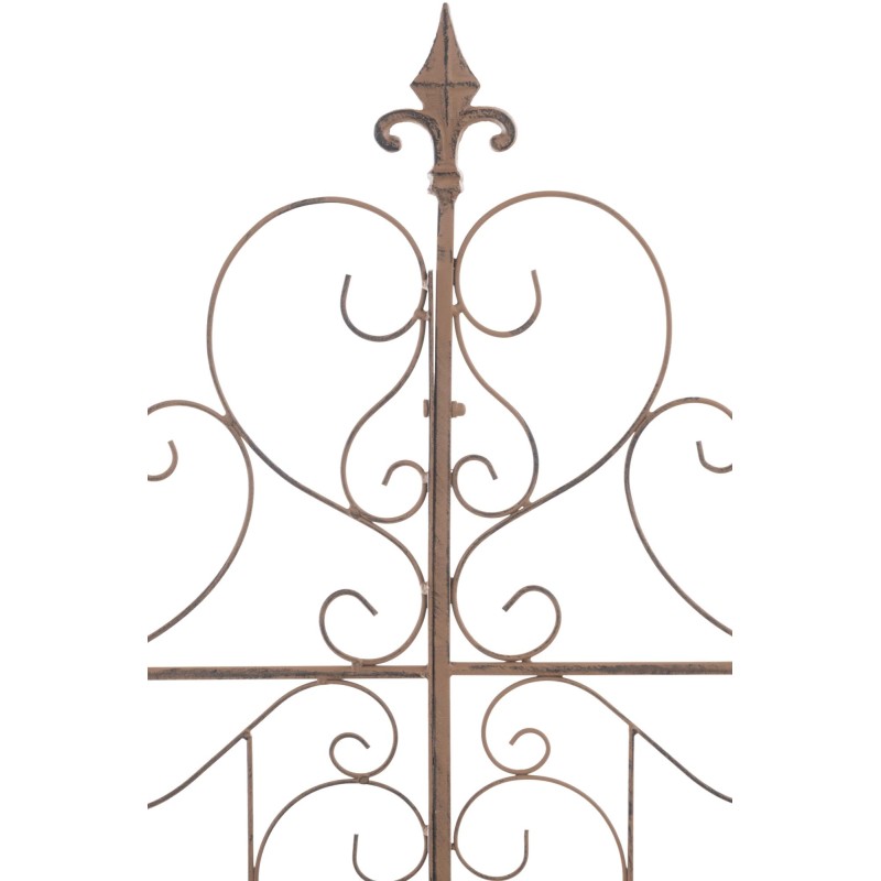 Enrejado de mandevilla marrón antiguo