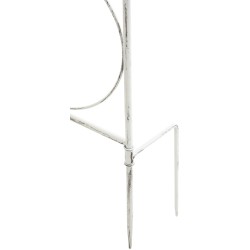 Enrejado de mandevilla blanco antiguo