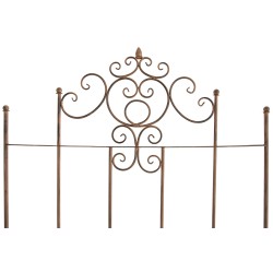 Juego de 2 celosías Paula de color marrón antiguo