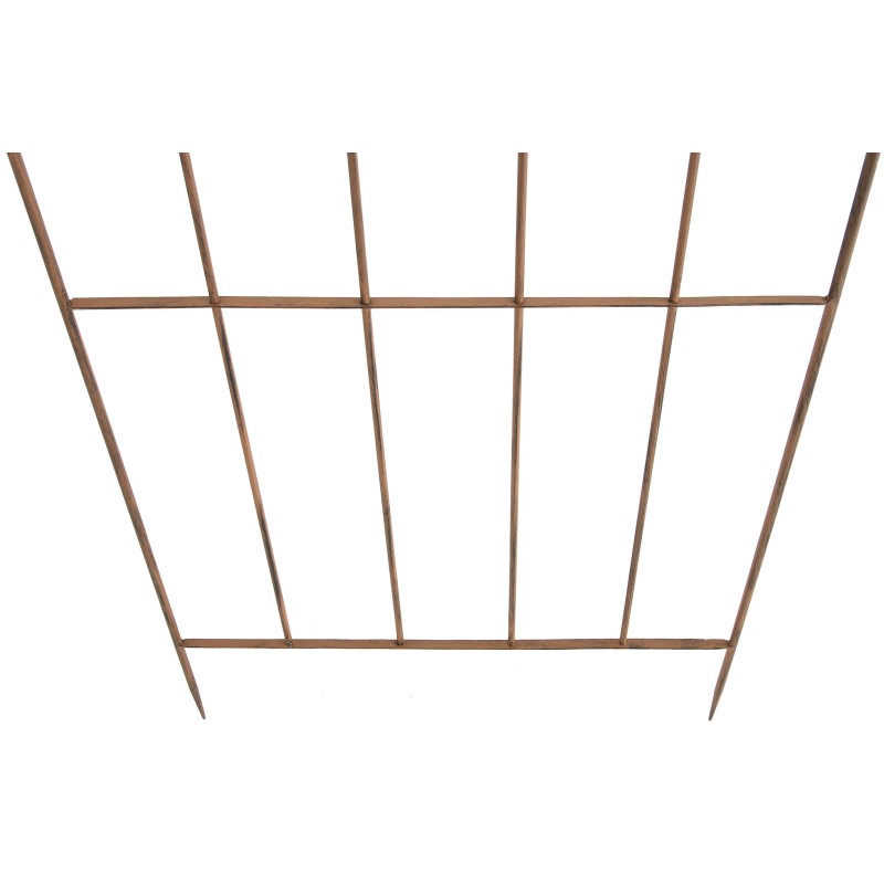 Juego de 2 celosías Paula de color marrón antiguo