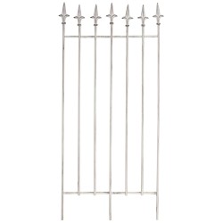 Juego de celosía Elisa de 2 piezas en blanco antiguo