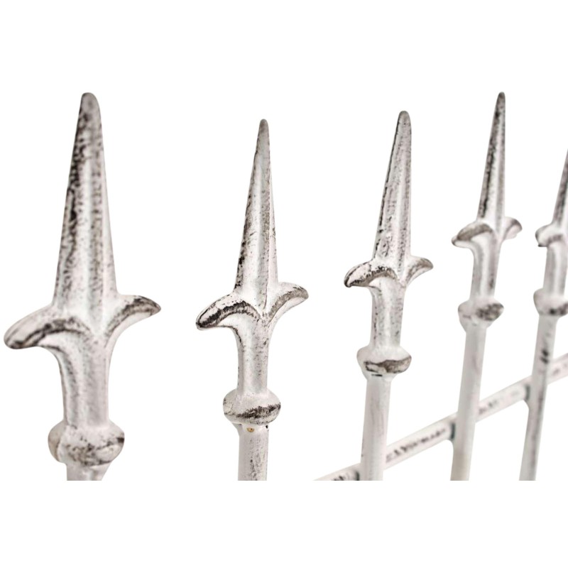 Juego de celosía Elisa de 2 piezas en blanco antiguo