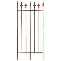 Juego de celosía Elisa de 2 piezas, marrón antiguo