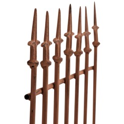 Juego de celosía Elisa de 2 piezas, marrón antiguo