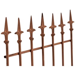 Juego de celosía Elisa de 2 piezas, marrón antiguo