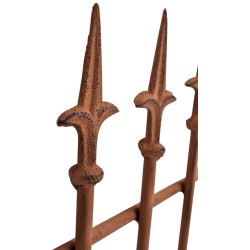 Juego de celosía Elisa de 2 piezas, marrón antiguo