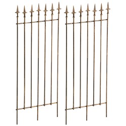 Juego de celosía de bronce Elisa de 2 piezas