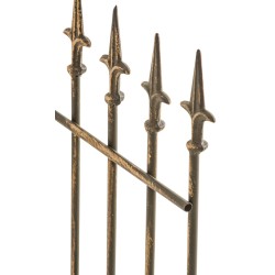 Juego de celosía de bronce Elisa de 2 piezas