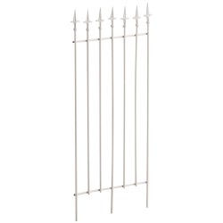 Juego de celosía blanca Elisa de 2 piezas